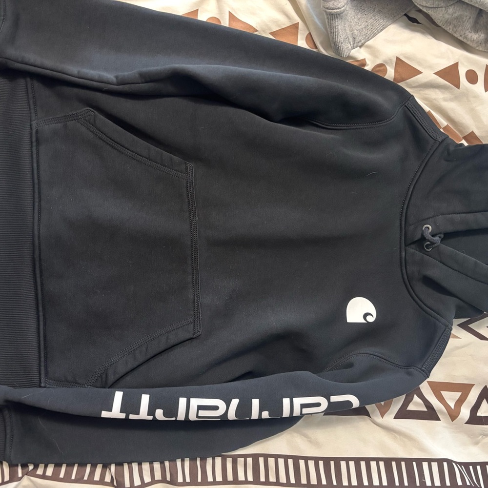 Carhartt Black Relaxed Fit Hoodie
